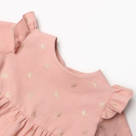 Dress Kroshka I'm "Dandelions", height 80-86, pink-1