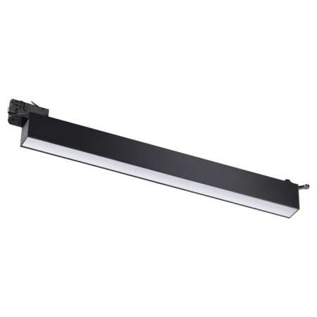 The lamp is a three -phase track LED Novotech. Iter, 30W, LED, 79x588x36 mm, black color-2