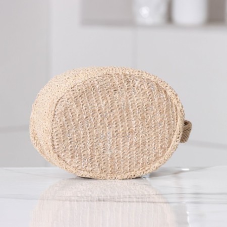 Mocepel for body of cotton and jute, 14 × 10 cm