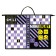 The folder for drawings and drawings A3, 460 x 345 x 50 mm, with plastic handles, lightning from above, Hatber "Smile!"