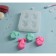 Mold "Love of the Beast", silicone, 12.5 × 10 × 2 cm, white color
