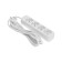 Extension cord Standard 4 nests, 3m, 2x1.0mm², b/s, white rexant
