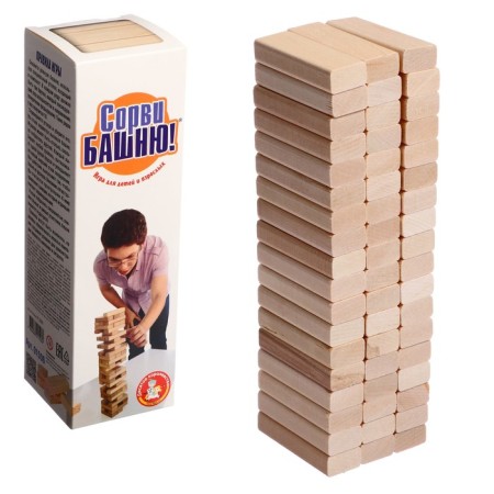 Board game "Falling Tower"