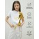 T -shirt Children's Amarobaby Gloss, height 140 cm, white/gold color