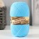 Yarn "Nominal supplement" 100% polypropylene 200m/50g set 3pcs - blue