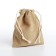 Cosmetic bag - a bag of ties, beige color