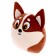 Soft toy-podushka "Corgi dog", 30 cm