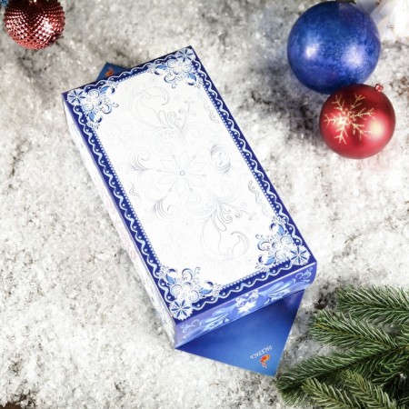 Gift box "Winter Patterns", 26 x 14 x 7 cm-1
