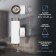 Lamp Wall Era WL50 WH/BK, 55x185x85 mm, IP20, GU10, 2x12W, black color, white