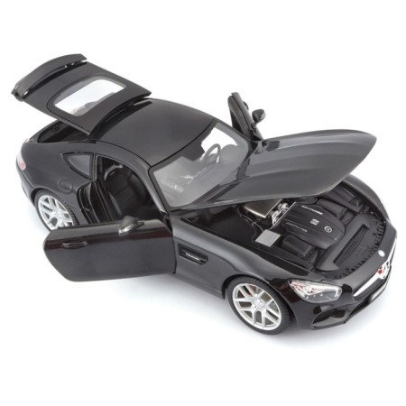 MASTO DIE-CAST MERcedes-AMG GT machine, opening doors, 1:18, black color-6