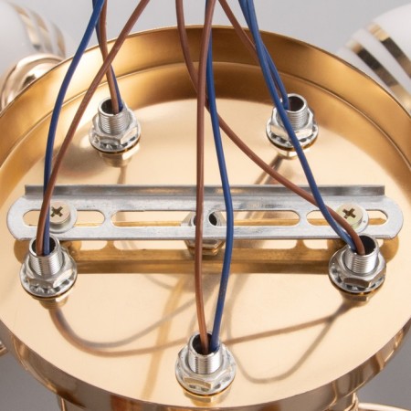 Greta chandelier 5x40W E27 Gold Model: 2600553-8