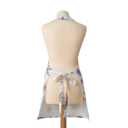 Apron "Dolyana" Blue Snowflakes 60x65 cm, 100% cotton, 164 g/m2-4