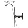 Hama 00220823 Black 32 "-65" Max.20kg Black Turn and Tilt 1070465