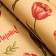 Paper packaging craft "Tender tulips", 70 x 100 cm