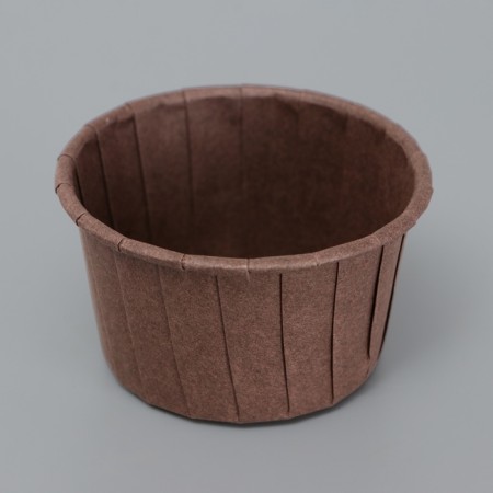 Muffin baking uniform, brown, 5 x 4 cm-1