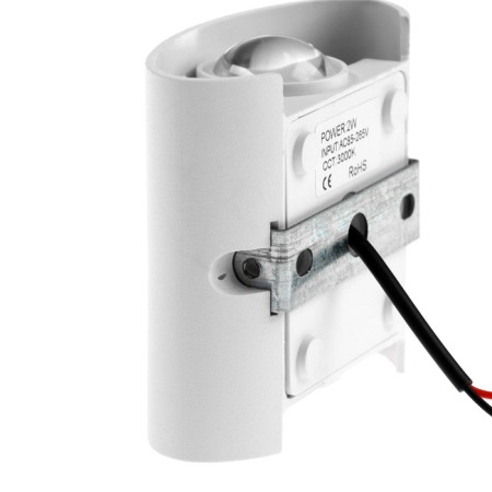 Fronts' lamp "Semesfer", FSD-075, 2 W, 3000K, 1 Ray, IP65, 220 V, plastic, white-8