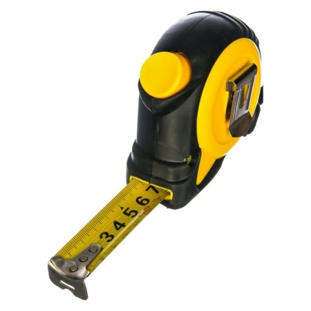 Roulette Encor "Nautilus" 10167, rubberized plastic, steel tape, 7.5 m x 25 mm-1