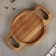 ADELICA END with ADELICA handles, 25.5 × 17.5 × 2 cm, oak