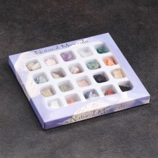 Collection of minerals, 20 pcs, 13x12 cm