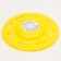 Flying saucer "curly" yellow, 20 cm