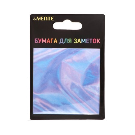 Block with a sticky edge of 75 x 75 mm, Devente Pastel Marble, 30 sheets, mix x 4 colors, cardboard box-1