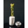Decorative vase "Wave", 12 × 12 × 20 cm, silver color