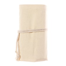 Artistic set for drawing, beige pencil case