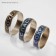 Save and Save the Ring of Mood, the size of the mix, colored in silver