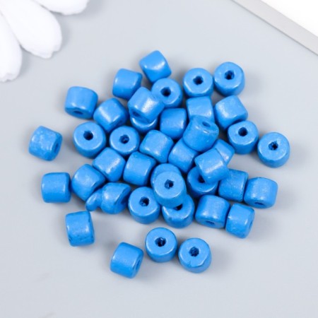 Beads for creativity Plastic cylinder "Cobalt" set 20 grams 0.6x0.6x0.5 cm-1