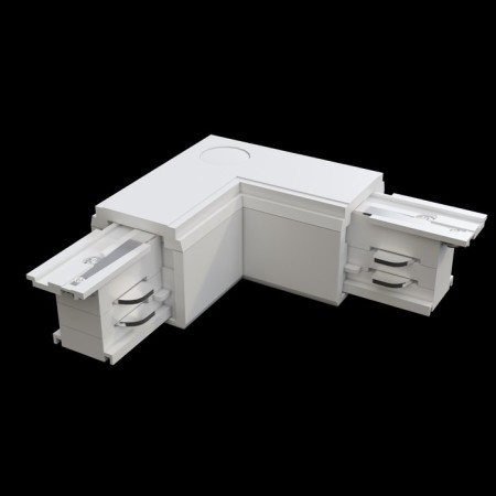 Connector External Connector for the Technical TRA005CL-31W-L-31W-L, 9.9x9.9x3.2 cm, white color.-2