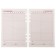 Smooth block for organizer A5, 80 sheets in a cage, tinted "cream"