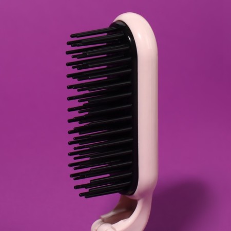 The comb is massage, folding, with a mirror, 3 × 10 cm, color mix-7