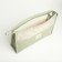 Lightning cosmetic bag, green color