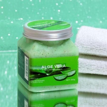Cream-scrub for body renewing from aloe vera 500 ml