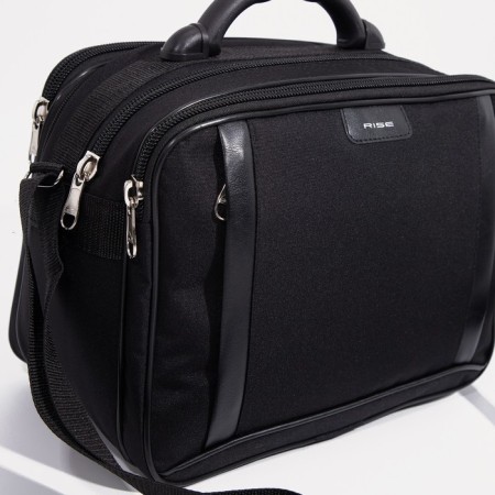 Male bag, rise, black color-4