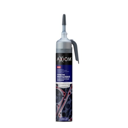 Sealant of multi -purpose Axiom, high -temperature, gray, with auto -prophet, 320 g