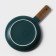 Porcelain dish for serving with a wooden handle Magistro, D = 20 cm, green color