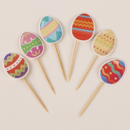 Skewers "Easter eggs", set of 6 pcs.-1