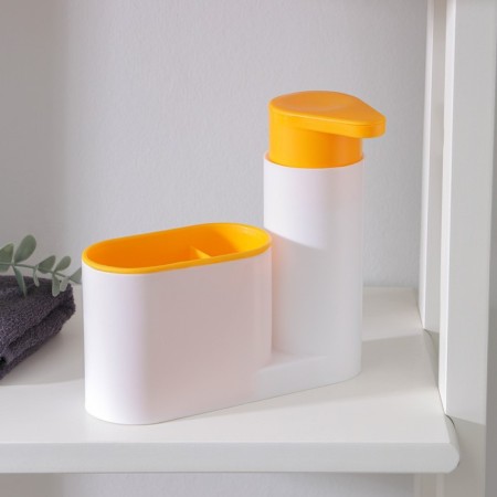 Stand for bathrooms and kitchen supplies with a dispenser, 6 × 17.5 × 19 cm, color mix-4