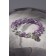 Bracelet "Joy" owl, white-lilac color, d = 7
