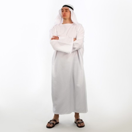 Sheikh carnival costume, hoodie, headdress, p. 46-48