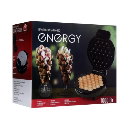 Electric waffle rod Energy EN-222, 1000 W, Hong Kong, AntiRigan coating-4