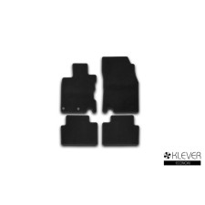 Rugs in the cabin Klever Econom Nissan Qashqai 2014-2016, cross., 4 pcs. (textile)