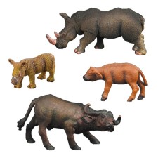 A set of figures “The World of Wild Animals: the Family of the Buwols and the Family Family”, 4 figures