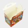 New Year. Gift box New Year's casket "Children in red" 21.2 x 12.3 x 22.6 cm.