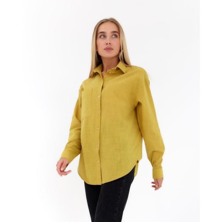 Women's shirt Mist p. 40-42, ocher-1