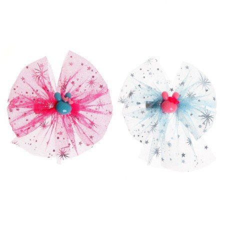Carnival clamp "Bow", Mix colors