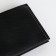 Male purse for magnet, clip for bills, separation for SIM cards, black color
