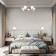Ceiling Lamp EUROSVET MARBLE 60158/7, E14, 7x40W, 730x730 mm, brass color