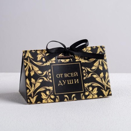 Bonbonniere box, gift packaging, “with all my heart”, 10 x 5.5 x 5.5 cm